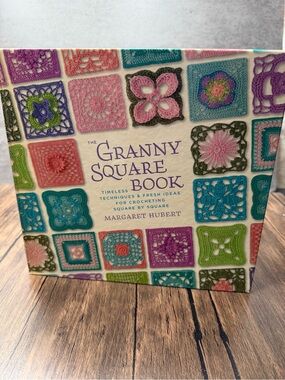The Granny Square Book by Margaret Hubert - Colorful Crochet Motifs